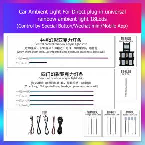 Direct plug-in universal rainbow ambient light
