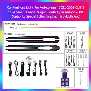 Volkswagen 2021-2026 Golf 8 Ambient light